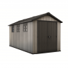 Pachet Casuta de gradina Keter Oakland 757 + 2 x Kit Extensie 7515 Usa dubla, Sistem de inchidere, Luminator, Ferestre, Ventilatie, Duotech, 196.00 kg, Oakland