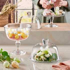Bol sticla servire cu picior Pasabahce Mini Patisserie 22 cm