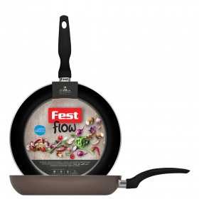 Tigaie adanca teflon maro Fest Flow 28 cm