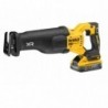 Fierastrau Sabie DeWalt DCS386H2T-QW, cu acumulator Li-Ion 18 V, 5.0 Ah, 3000 cpm, Taiere Max 300 mm, Lungime Cursa 28.6 mm, pentru Taiere Lemn, Aluminiu sau Otel