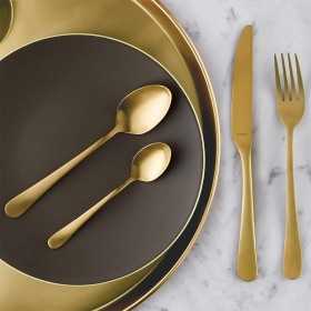 Lingurita ceai inox Amefa Austin Gold