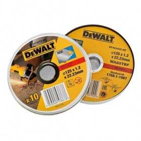 Disc DeWalt DT42340TZ, 125 mm x 1.2 mm x 22.23mm, 10 pcs