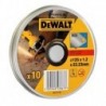 Disc DeWalt DT42340TZ, 125 mm x 1.2 mm x 22.23mm, 10 pcs