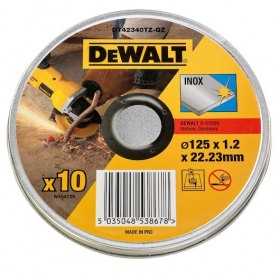Disc DeWalt DT42340TZ, 125 mm x 1.2 mm x 22.23mm, 10 pcs