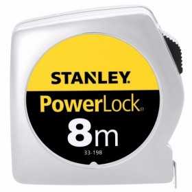 Ruleta PowerLock Stanley 0-33-198, clasic cu carcasa ABS, 8 m x 25 mm