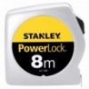 Ruleta PowerLock Stanley 0-33-198, clasic cu carcasa ABS, 8 m x 25 mm