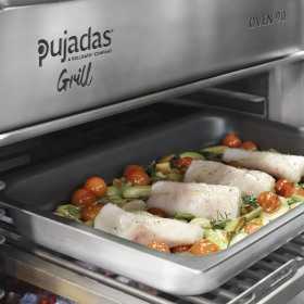 Cuptor si grill profesional pe carbuni Pujadas Oven 90 Inox
