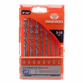 Set 8 burghie beton Daewoo DWKIT8M, 10 / 8 / 8 / 6 / 6 / 5 / 4 / 3 mm