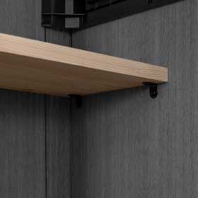 Dulap exterior gradina, polirasina Evotech, pentru unelte si accesorii gradina, gri inchis, 2 usi, Keter Cortina Bella, 1000 L, 140 x 736 x 120 cm