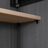 Dulap exterior gradina, polirasina Evotech, pentru unelte si accesorii gradina, gri inchis, 2 usi, Keter Cortina Bella, 1000 L, 140 x 736 x 120 cm