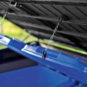 Dulap gradina exterior, plastic, depozitare unelte si accesorii gradina, gri, 2020 L, Keter Premier Jumbo, 1905 x 1093 x 1325 cm, 2 usi, rezistent UV, ventilatie, podea inclusa