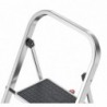 Scara aluminiu Hailo K70 StandardLine, Trepte pliante, 3 trepte 