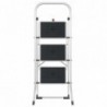 Scara aluminiu Hailo K70 StandardLine, Trepte pliante, 3 trepte 