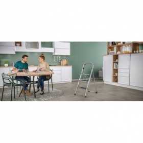 Scara aluminiu Hailo K70 StandardLine, Trepte pliante, 3 trepte