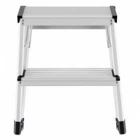 Scara aluminiu Hailo D60 StandardLine, Trepte pliante, 2x2 trepte