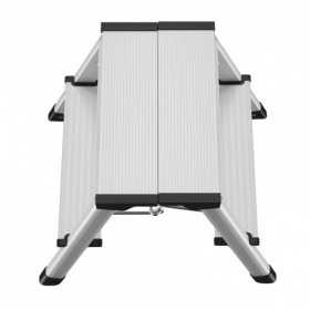 Scara aluminiu Hailo D60 StandardLine, Trepte pliante, 2x2 trepte