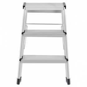 Scara aluminiu Hailo D60 StandardLine, Trepte pliante, 2x3 trepte