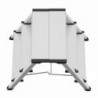 Scara aluminiu Hailo D60 StandardLine, Trepte pliante, 2x3 trepte 
