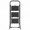Scara din otel Hailo K44 Standard Line, 3 trepte