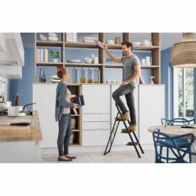 Scara din otel Hailo K44 Standard Line, 3 trepte