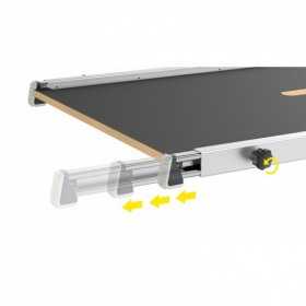 Scara aluminiu Hailo TP1, Platforma scara