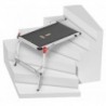 Scara aluminiu Hailo TP1, Platforma scara 