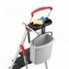 Scara aluminiu Hailo L100 TopLine, Scara de siguranta pentru uz casnic, 3 trepte 