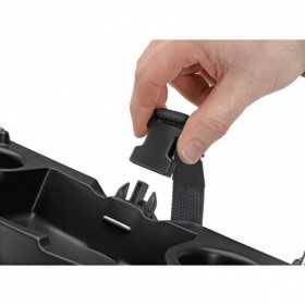 Scara aluminiu Hailo L100 TopLine, Scara de siguranta pentru uz casnic, 3 trepte