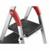 Scara aluminiu Hailo L100 TopLine, Scara de siguranta pentru uz casnic, 5 trepte 