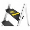 Scara aluminiu Hailo L100 TopLine, Scara de siguranta pentru uz casnic, 5 trepte 