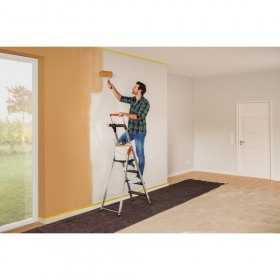 Scara aluminiu Hailo L100 TopLine, Scara de siguranta pentru uz casnic, 5 trepte
