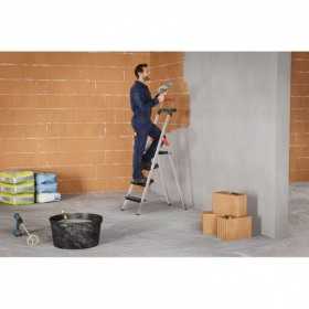 Scara aluminiu Hailo L100 TopLine, Scara de siguranta pentru uz casnic, 6 trepte