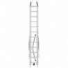 Scara aluminiu Hailo S100 ProfiLOT, 3 x 12 trepte 