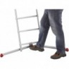 Scara aluminiu Hailo S100 ProfiLOT, 3 x 12 trepte 