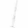 Scara aluminiu Hailo S100 ProfiLOT, 3 x 12 trepte 