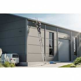 Scara aluminiu Hailo S100 ProfiLOT, 3 x 12 trepte
