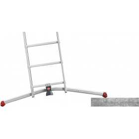Scara aluminiu Hailo S100 ProfiLOT, 3 x 12 trepte