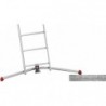 Scara aluminiu Hailo S100 ProfiLOT, 3 x 12 trepte 