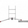 Scara aluminiu Hailo S100 ProfiLOT, 3 x 12 trepte 