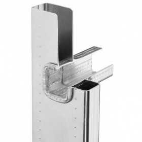 Scara aluminiu Hailo S100 ProfiLOT, 3 x 12 trepte