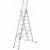 Scara aluminiu Hailo HobbyLOT Combination, 3 x 9 trepte 