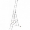 Scara aluminiu Hailo HobbyLOT Combination, 3 x 9 trepte 