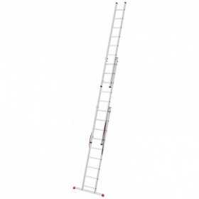 Scara aluminiu Hailo HobbyLOT Combination, 3 x 9 trepte