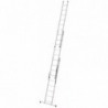 Scara aluminiu Hailo HobbyLOT Combination, 3 x 9 trepte 