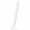 Scara aluminiu Hailo S80 ProfiStep Duo, Extensibila 2 sectiuni, 2 x 18 trepte