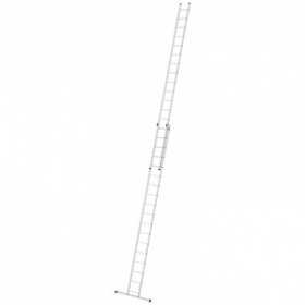 Scara aluminiu Hailo S80 ProfiStep Duo, Extensibila 2 sectiuni, 2 x 18 trepte