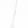 Scara aluminiu Hailo S80 ProfiStep Duo, Extensibila 2 sectiuni, 2 x 18 trepte