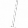 Scara aluminiu Hailo S80 ProfiStep Duo, Extensibila 2 sectiuni, 2 x 18 trepte