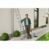 Scara aluminiu Hailo S80 ProfiStep Duo, Extensibila 2 sectiuni, 2 x 18 trepte