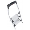 Scara aluminiu Hailo K100 TopLine, Trepte pliante, 2 trepte 